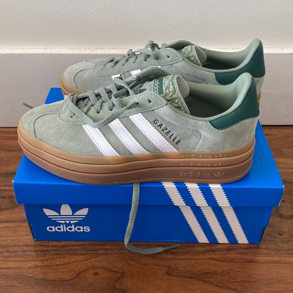 Adidas Original Gazelle Bold (Green)